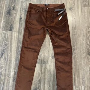 Amiri Skinny Stacked Velvet Jeans
